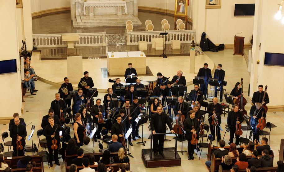 Orquestra Sinfônica do Paraná se apresenta gratuitamente na Lapa pelo projeto Guaíra para Todos