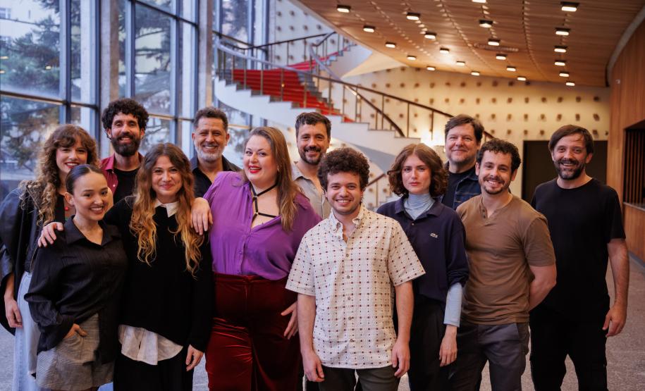 Elenco da edição de 2026 do Teatro de Comédia do Paraná.